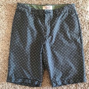 Penguin by Munsingwear shorts grey/white size 30